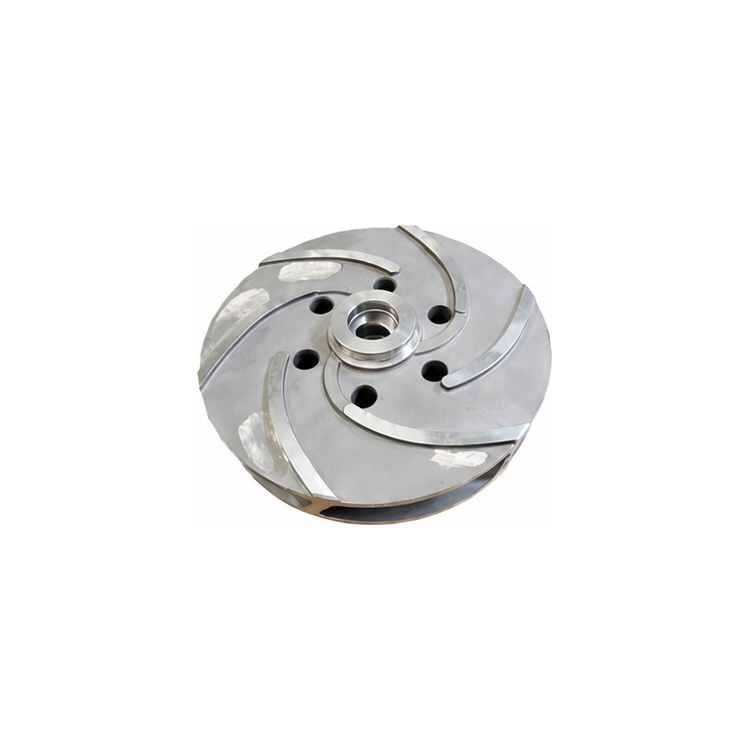 six vane open pump impeller.png - Highyoung Casting
