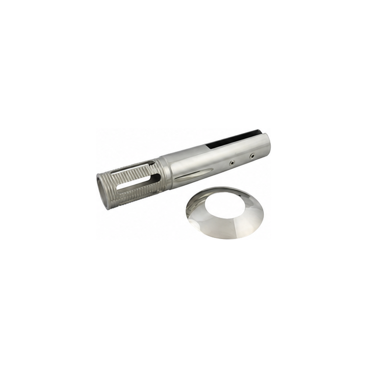 slotted core drilled glass spigot.png - Highyoung Casting